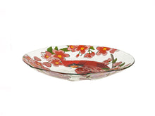 Load image into Gallery viewer, Cardinal Embossed Glass Bowl
