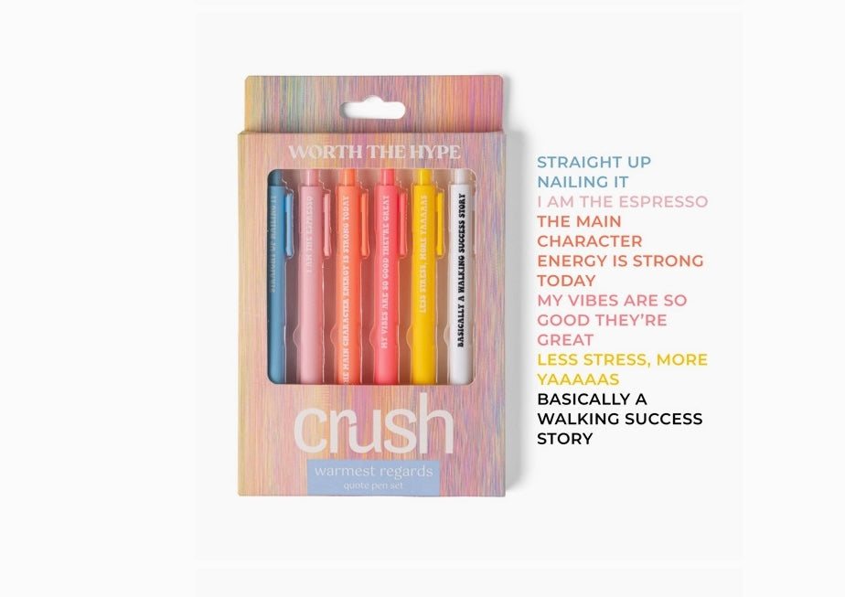Warmest Regards Quote Pen Sets