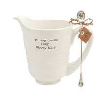 Load image into Gallery viewer, Bloody Mary Ceramic Pitcher
