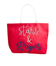 Load image into Gallery viewer, Patriotic Sparkle Tote Bags
