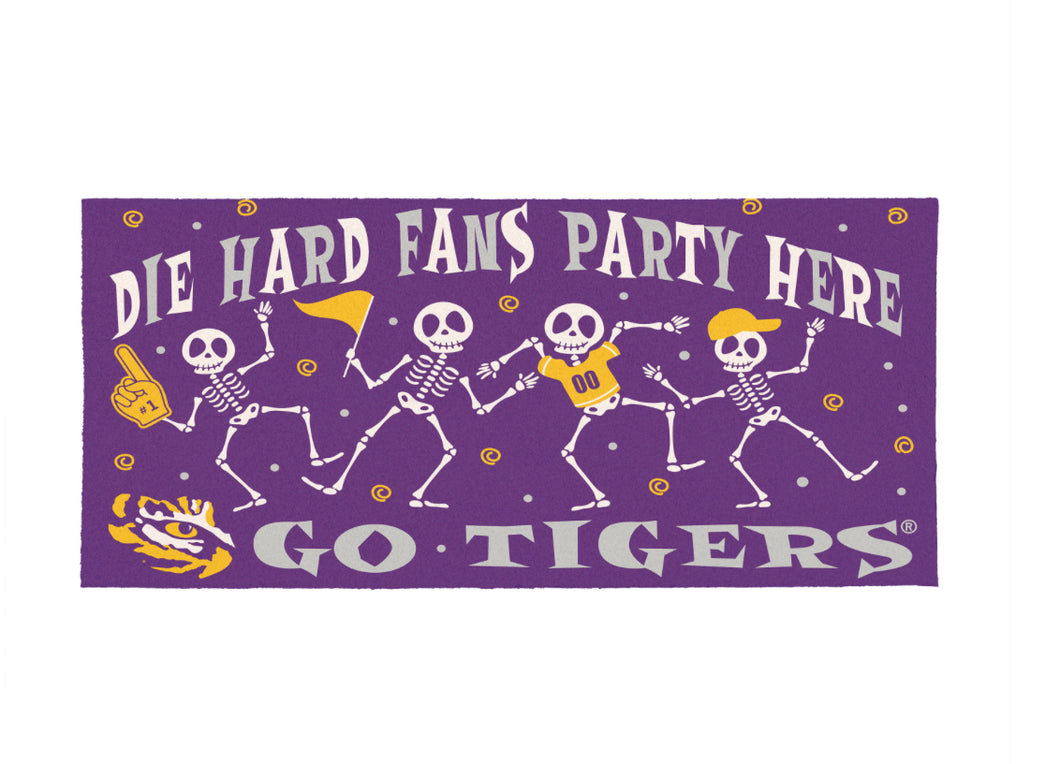 LSU Halloween Flocked Coir Sassafras Insert