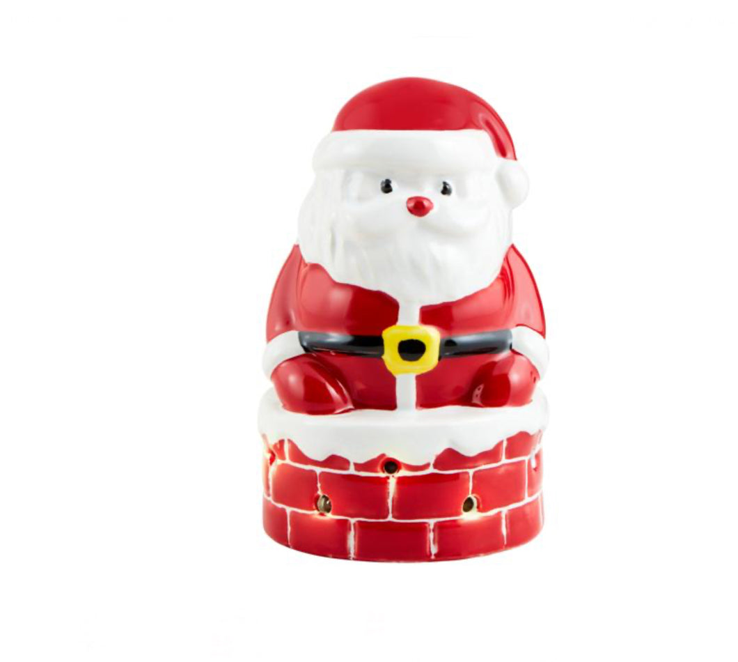Santa Chimney Musical Light Up Sitter