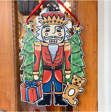 Load image into Gallery viewer, Nutcracker Christmas Door Decor
