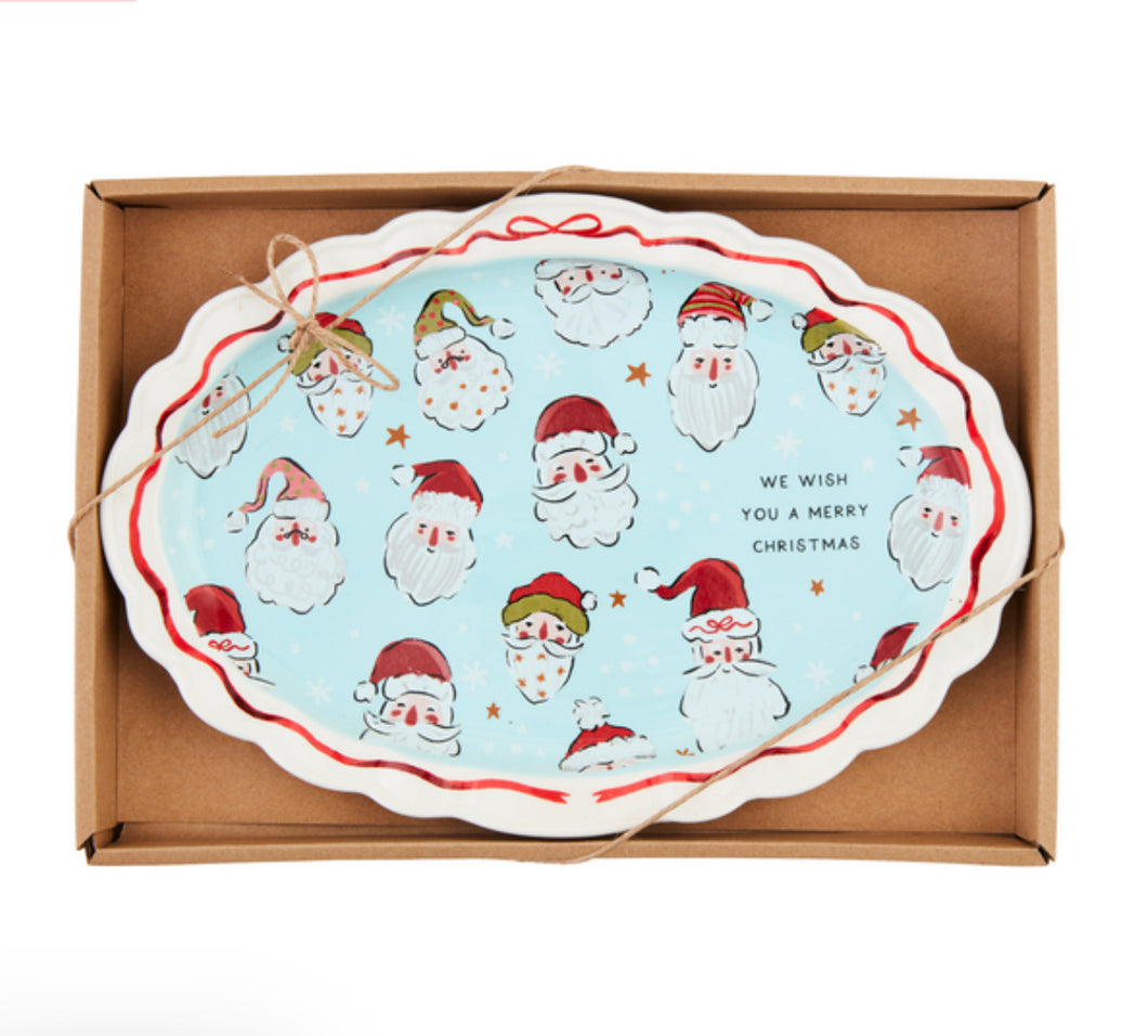 Christmas Sentiment Plates