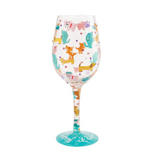 Load image into Gallery viewer, Woof It Up Lolita Wine Glass
