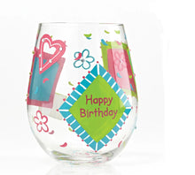 Load image into Gallery viewer, Birthday Girl Lolita Stemless Wine Glass
