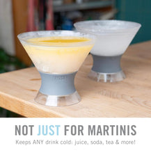 Load image into Gallery viewer, Martini Grey Freeze Glasses
