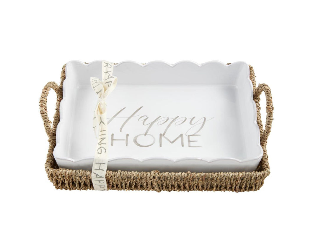 Happy Scallop Baker & Basket Set