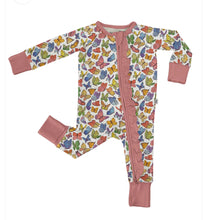 Load image into Gallery viewer, Butterfly Long Sleeve Zip PJ
