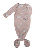 Load image into Gallery viewer, Stork Knotted Infant Gown
