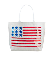 Load image into Gallery viewer, Patriotic Sparkle Tote Bags
