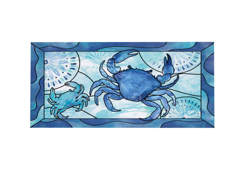 Blue Coastal Crab Sassafras Mat