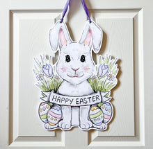 Load image into Gallery viewer, Happy Easter Bunny Door Hanger
