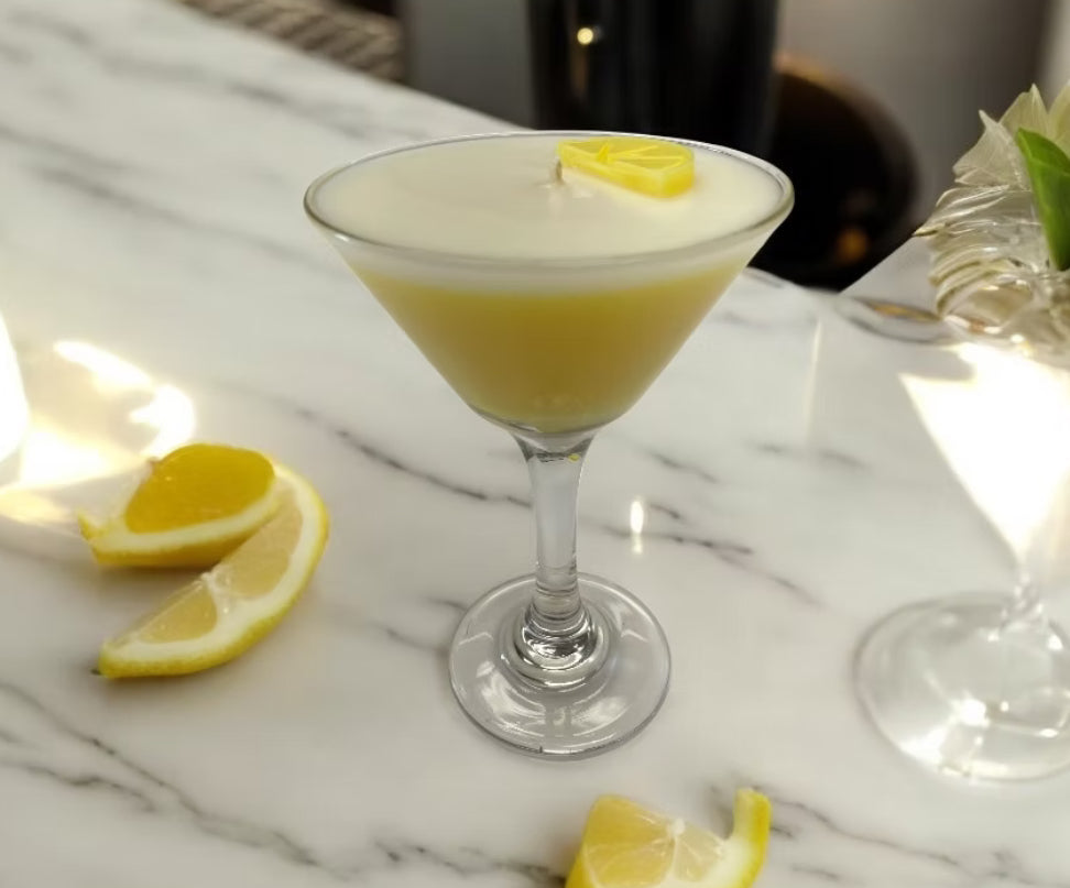 Lemon Drop Martini Candle