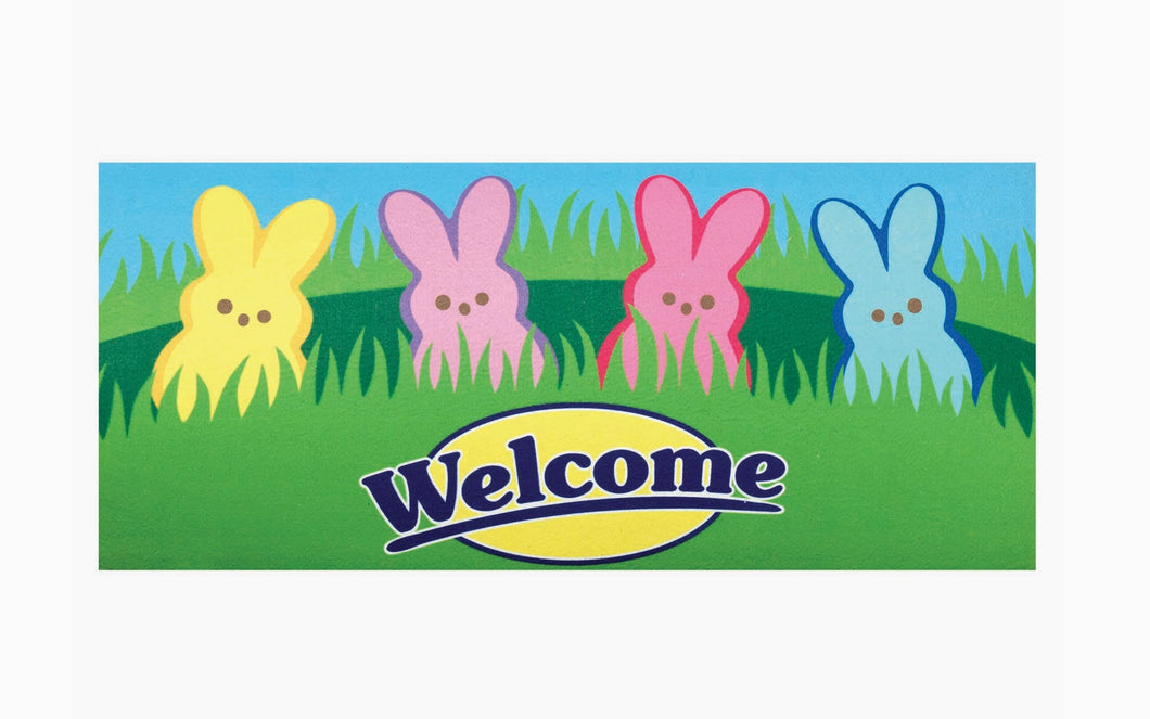 Welcome Peeps Door Mat Insert