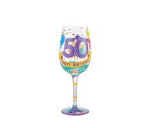 Load image into Gallery viewer, 50th Birthday Lolita Wine Glass
