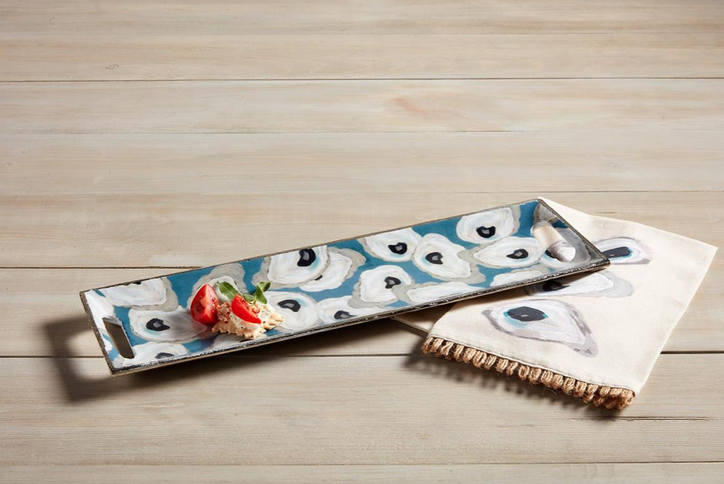 Metal Enamel Oyster Tray