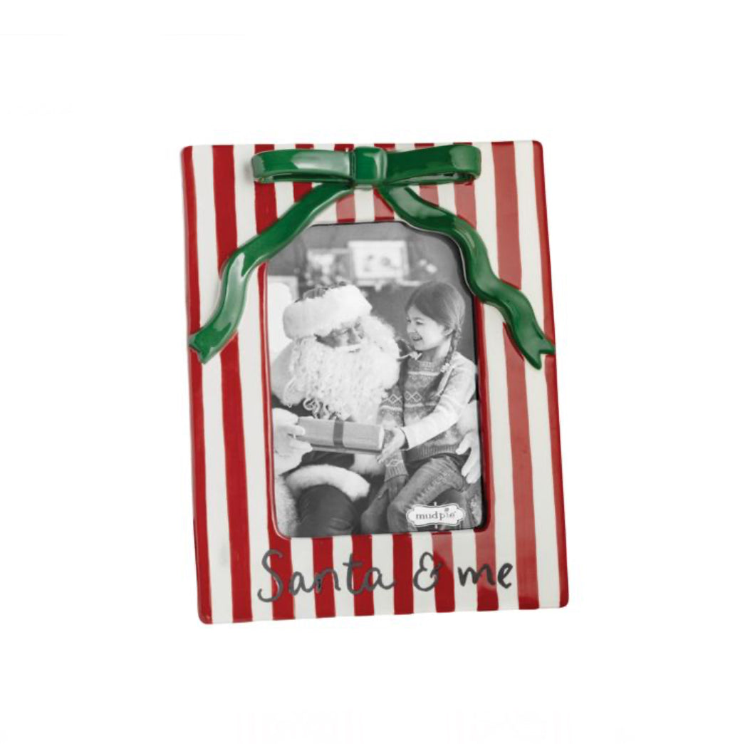 Santa & Me Ceramic Christmas Frame