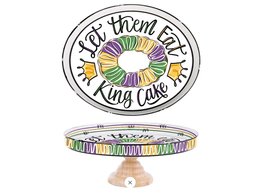 Let Them Eat King Cake Stand