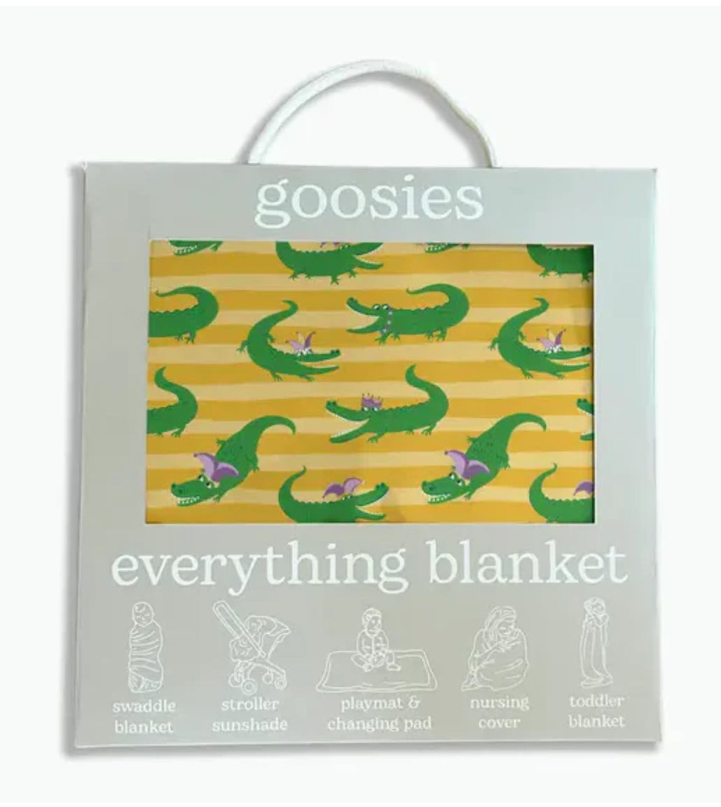 Mardi Gras Gators Everything Blanket