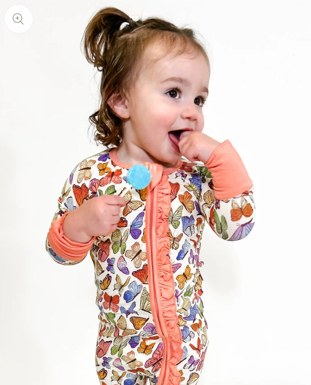 Butterfly Long Sleeve Zip PJ