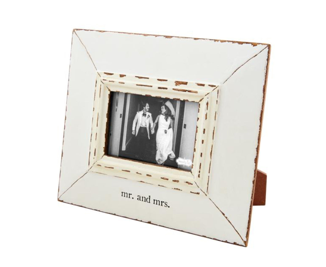 Small Distressed Mr. & Mrs. Frame