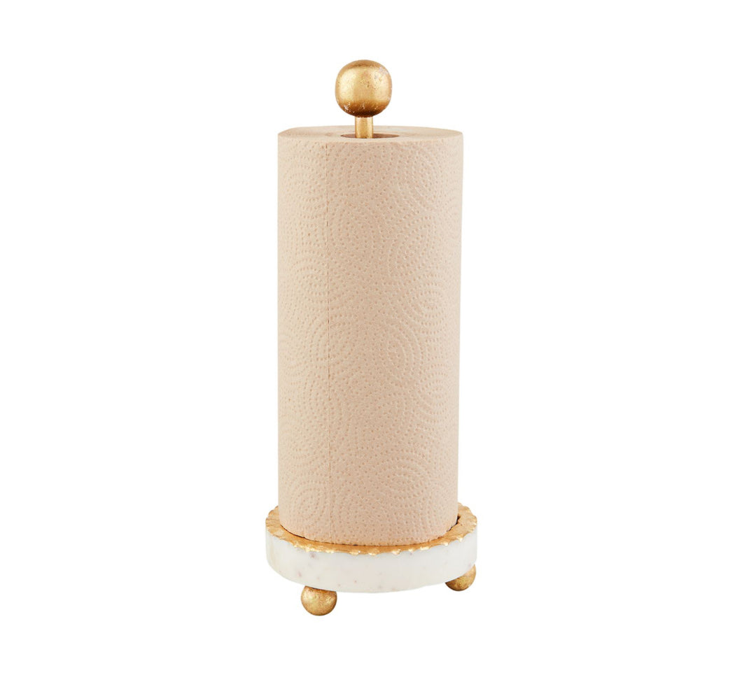 Gold Edge Paper Towel Holder