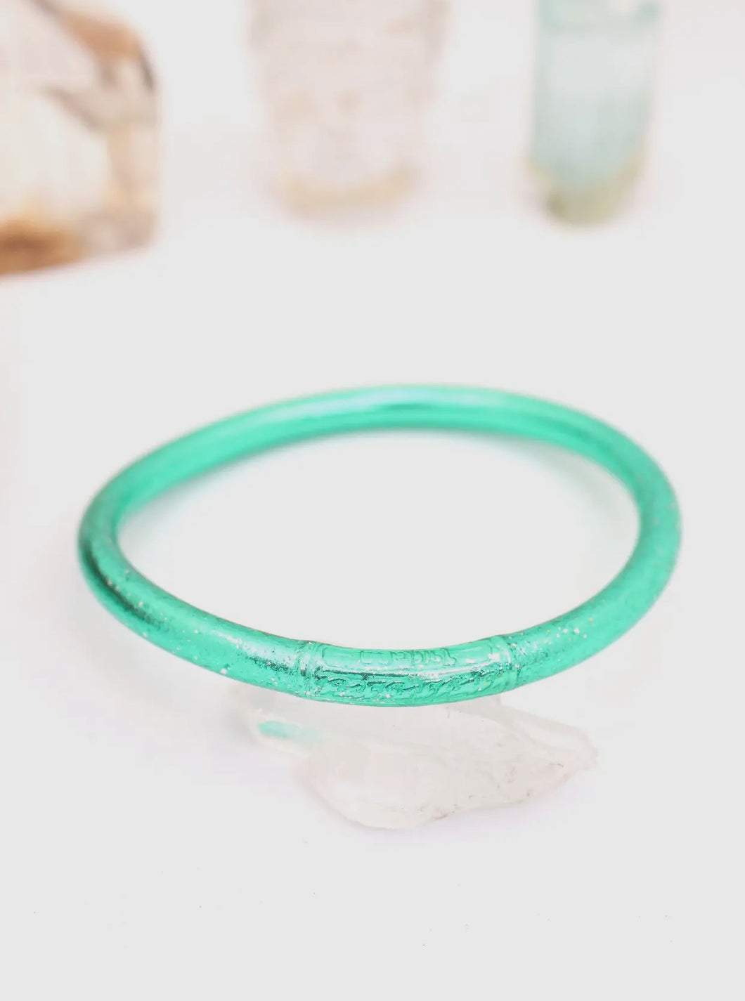 Green Thai Buddhist Temple Bangle Bracelet