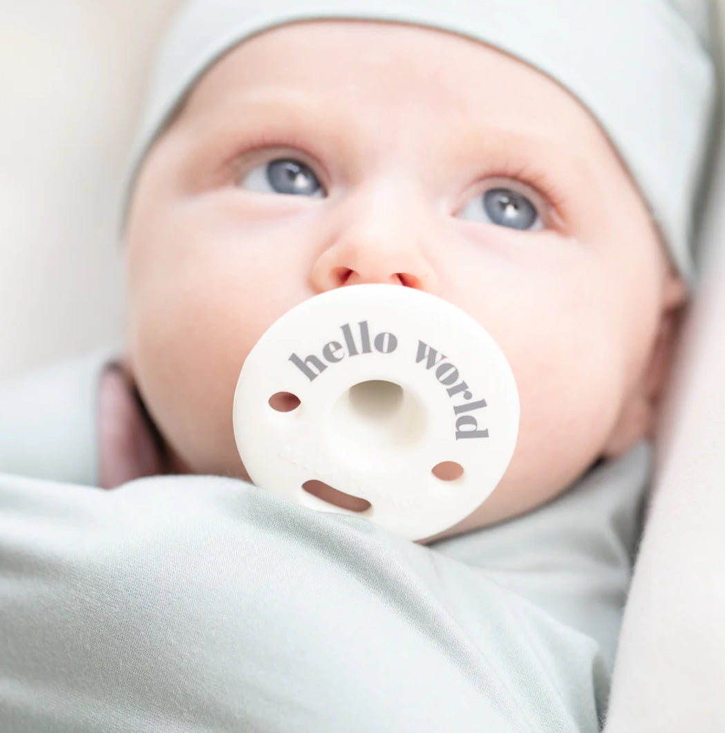 Hello World Bubbi Pacifier