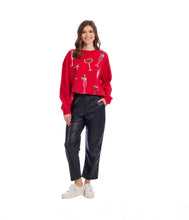 Load image into Gallery viewer, Holiday Cocktail Sparkle Sweatshirt
