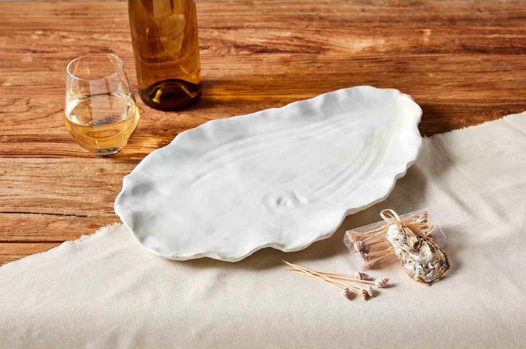 Oyster Platter and Toothpick Set