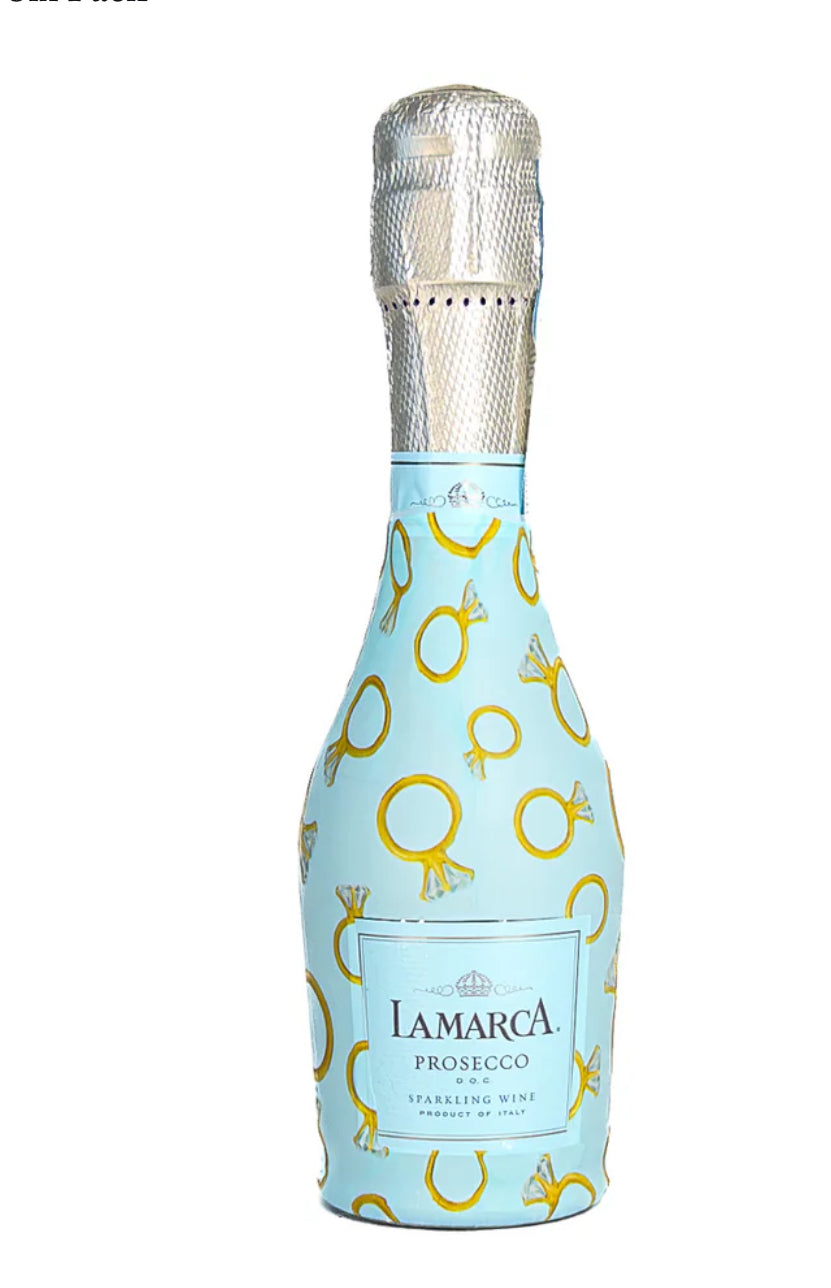 Blue Engagement Ring Mini La Marca Bottle Wraps