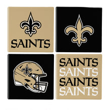 Load image into Gallery viewer, New Orleans Saints Ceramic Coasters

