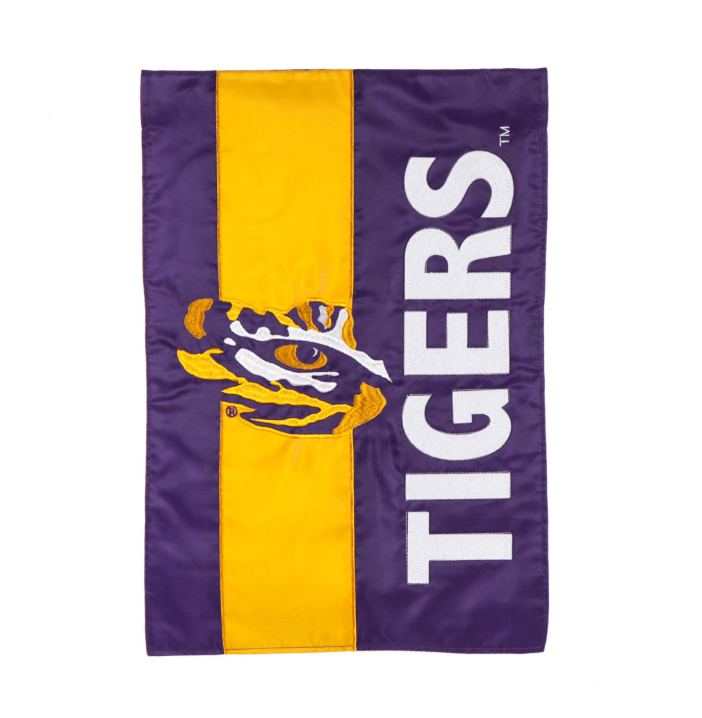 LSU Embellished Garden Flag