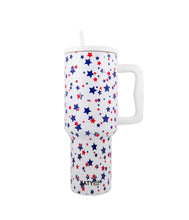 Load image into Gallery viewer, Patriotic Stars 38oz Tumbler
