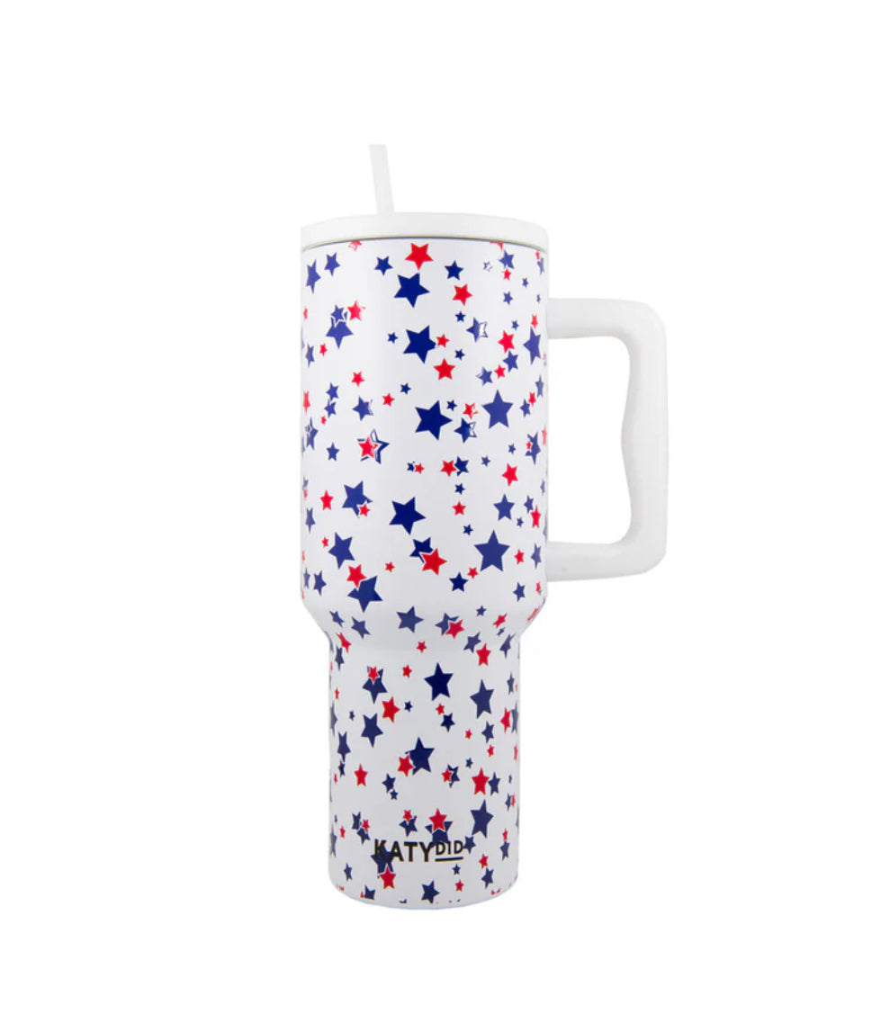 Patriotic Stars 38oz Tumbler