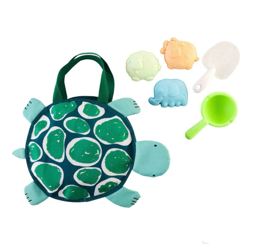 Green Turtle Beach Toy with Toys