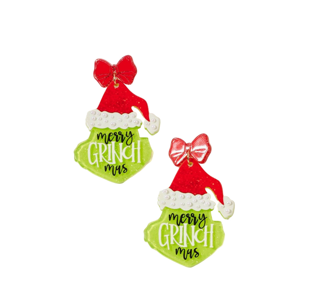 Grinchmas Dangle Earrings