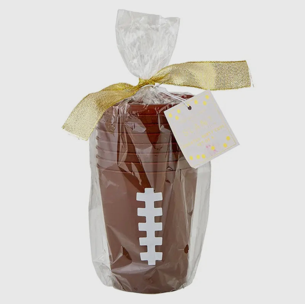 16oz Football Party Cups