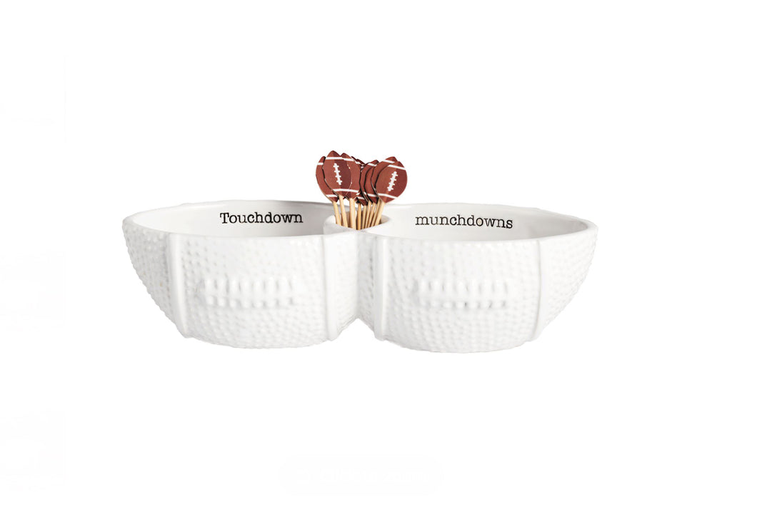 Football Toothpick Server Set