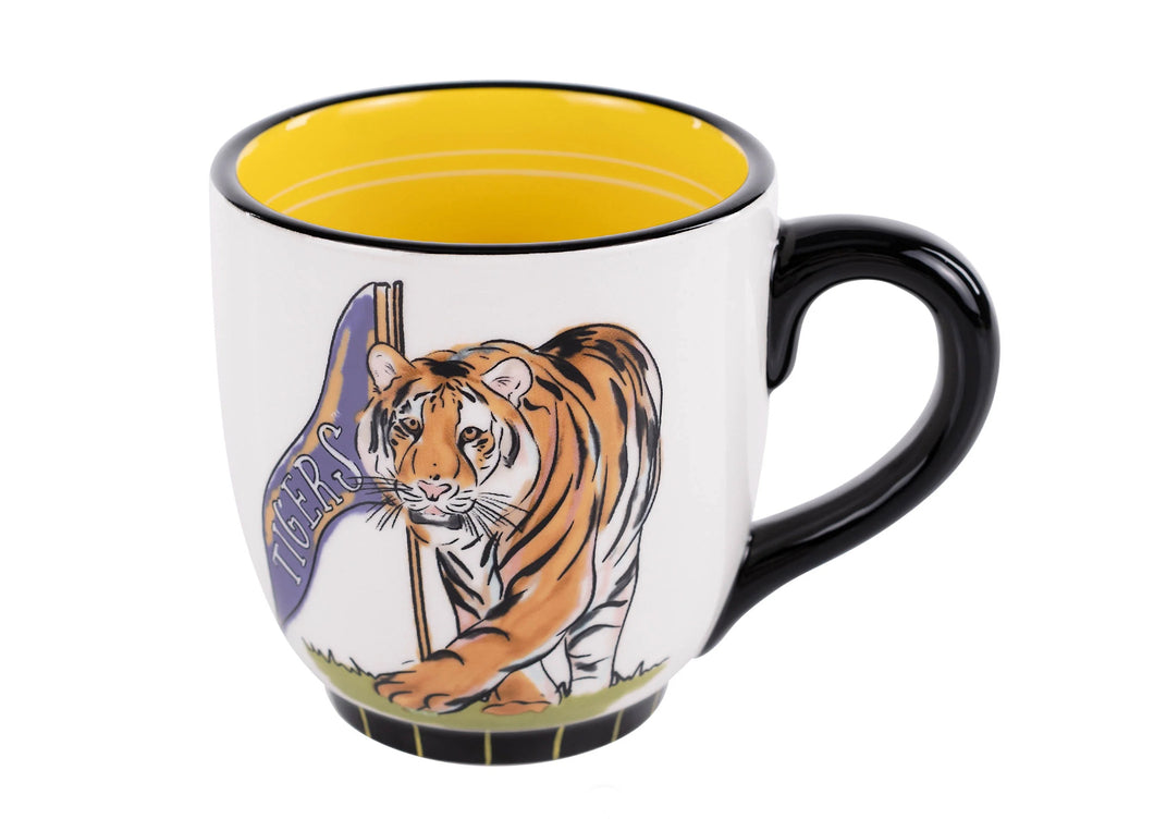 LSU Tiger Mascot Mug