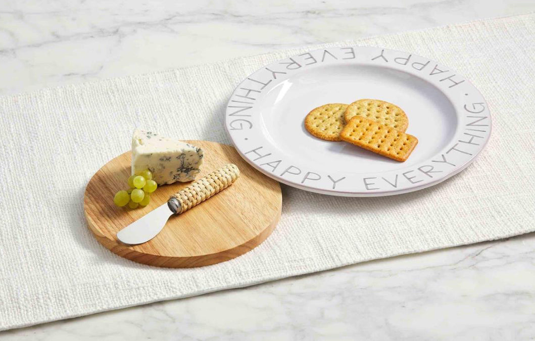 Happy Cheese Plate Set