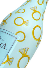 Load image into Gallery viewer, Blue Engagement Ring Mini La Marca Bottle Wraps
