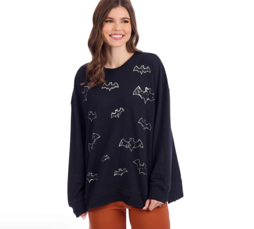 Bat Black Sweatshirt