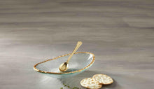 Load image into Gallery viewer, Glass With Gold Dip Bowl Set
