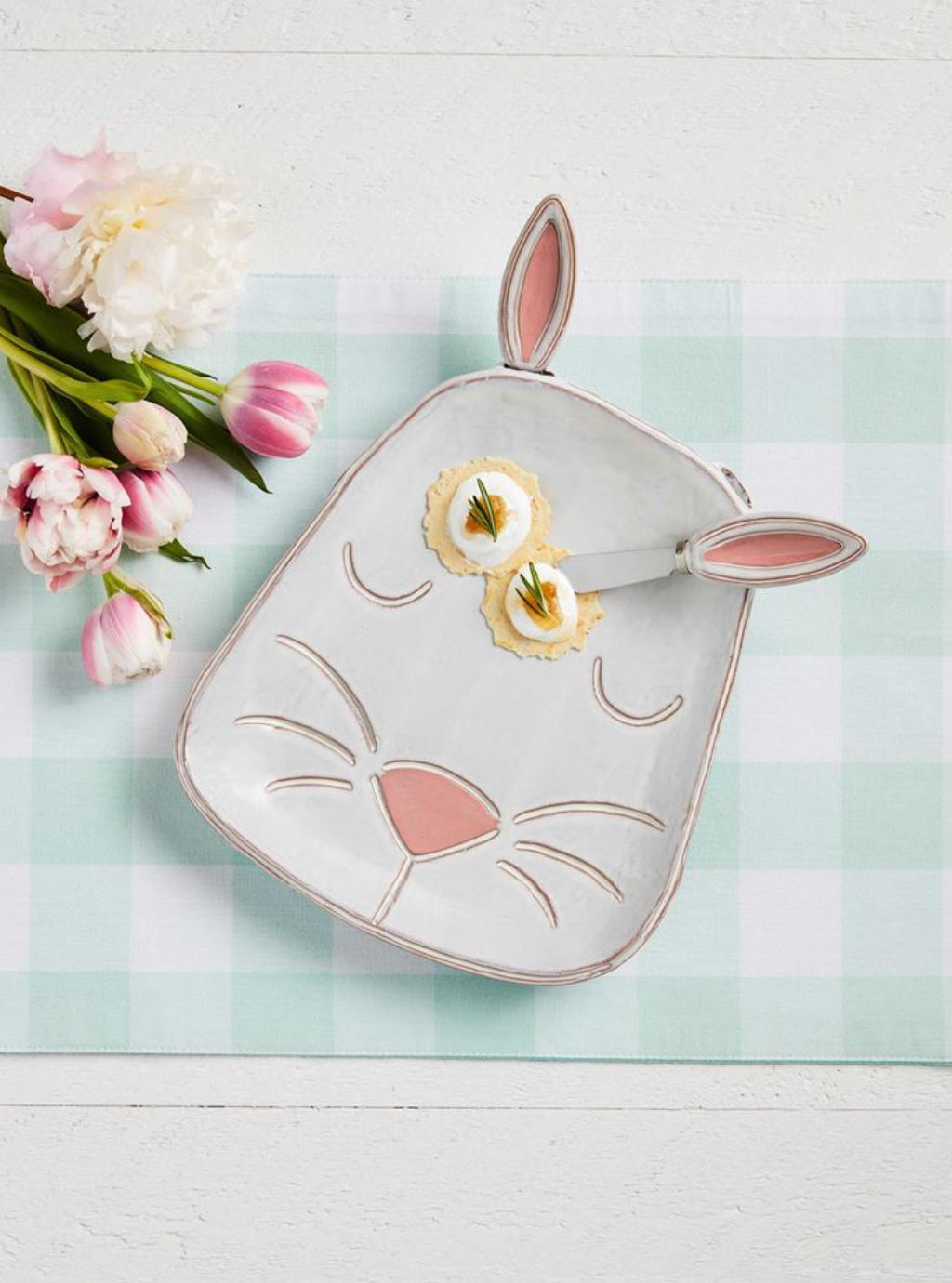 Bunny Ear Spreaders & Platter