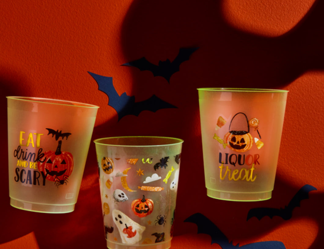 Halloween Glow In The Dark Cup Sets