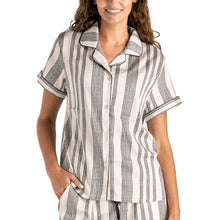 Load image into Gallery viewer, Overnight Oasis Satin Pajama Top

