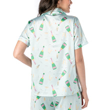 Load image into Gallery viewer, Best of the Brunch Satin Pajama Top
