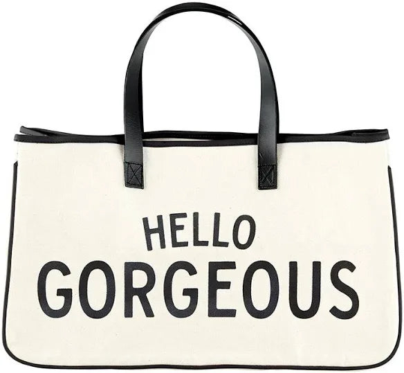 Hello Gorgeous Canvas Tote Bag